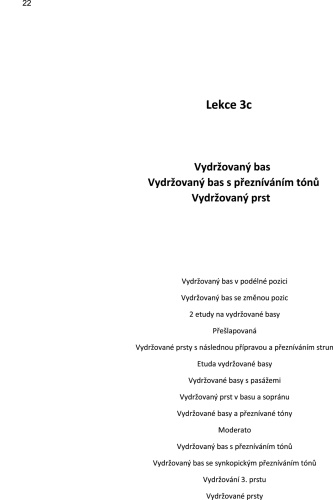 S. Juřica: Rychle a zábavně - Lekce 3 a 4
