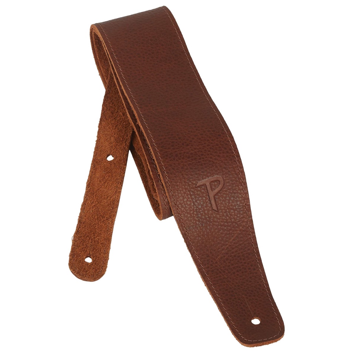 Kytarový popruh kožený Perri´s Leathers 7172 světle hnědý