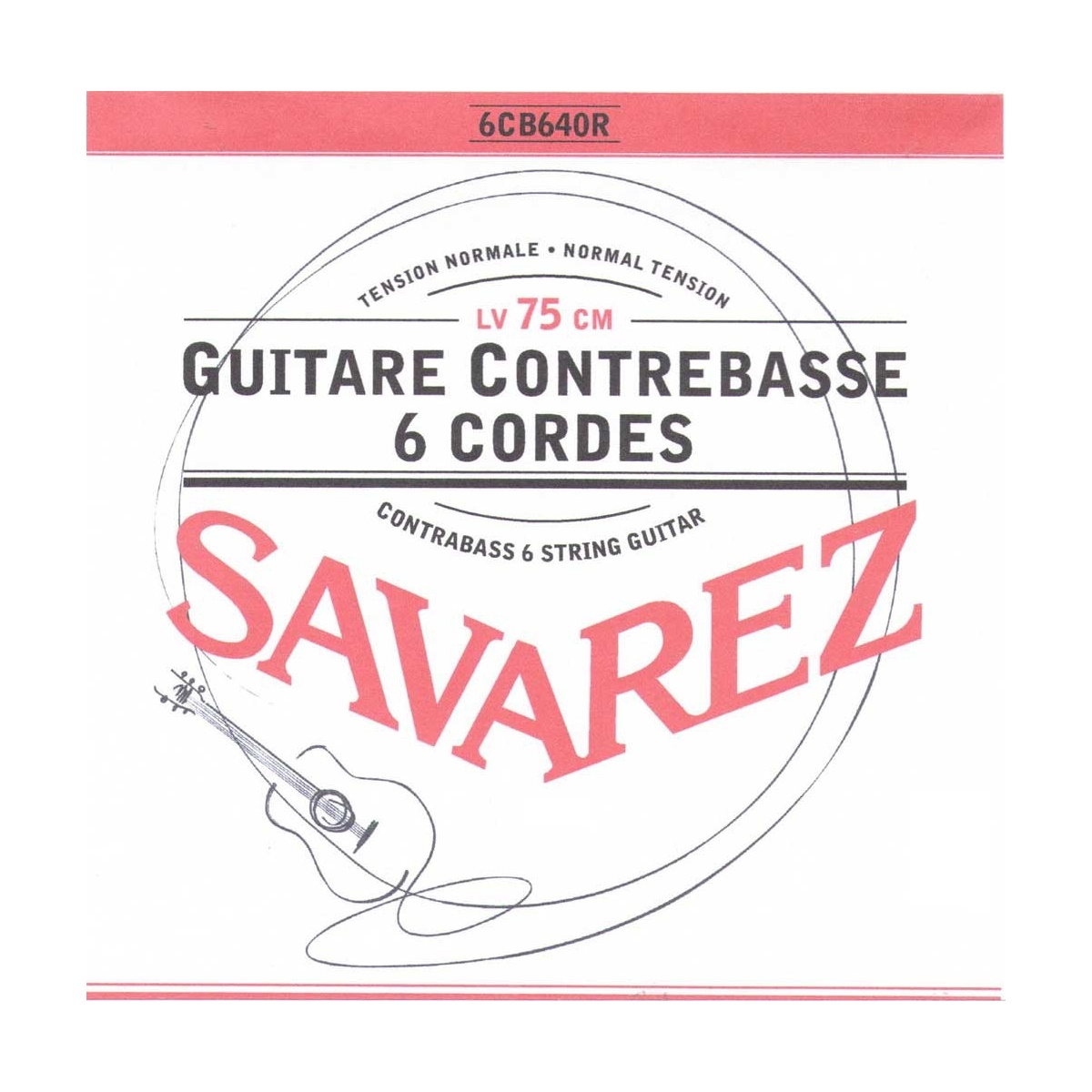 Savarez 6CB640R Lower Octave (basové) - menzura 75 cm