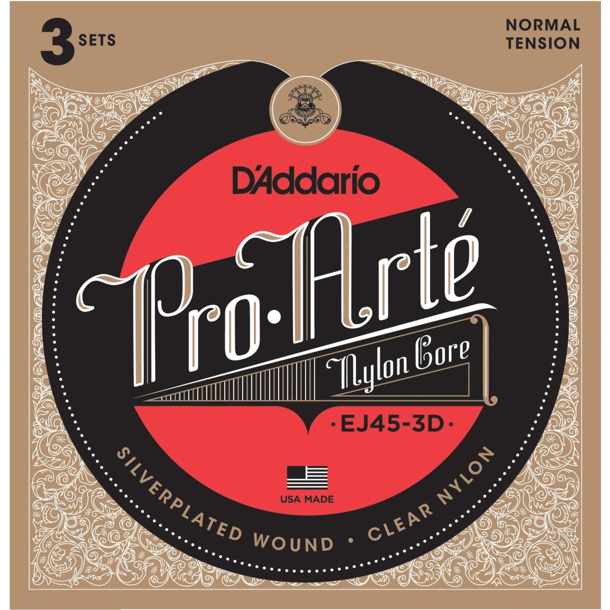 D´Addario Pro Arté EJ 45 - 3 sady
