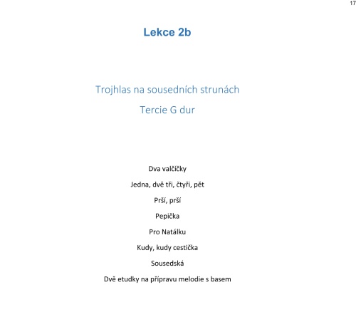 S. Juřica: Rychle a zábavně - Lekce 2