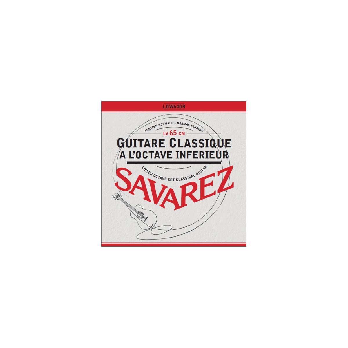 Savarez LOW640R Lower Octave (basové) - menzura 65 cm