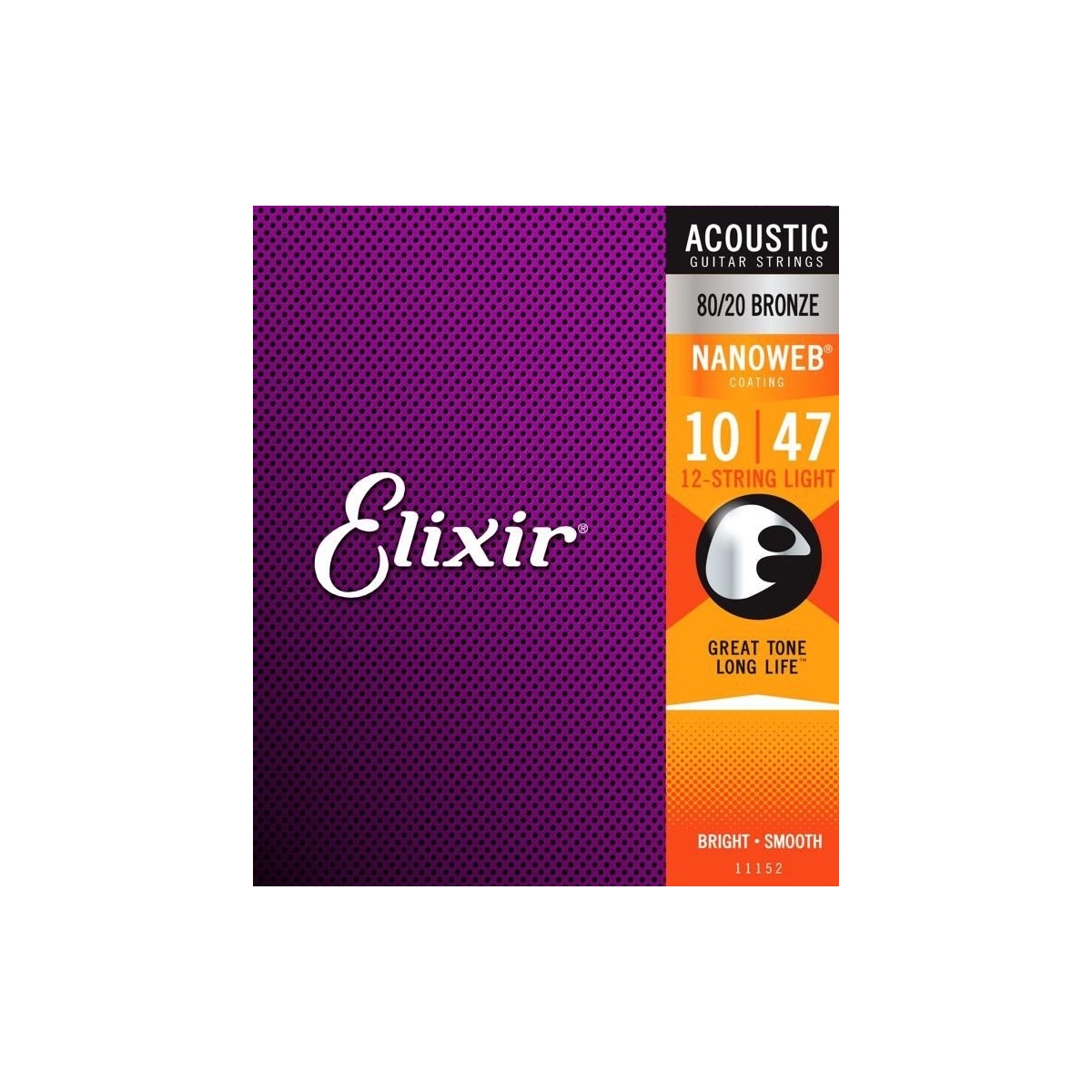 Elixir 80/20 Bronze .010 pro 12ti strunnou kytaru