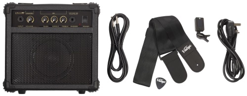 Baskytarový komplet Vintage V49 Coaster Series Pack BLK