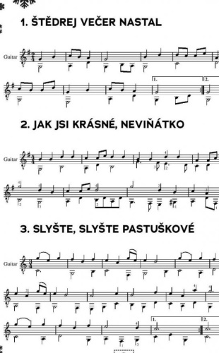 12 Vánočních koled pro kytaru