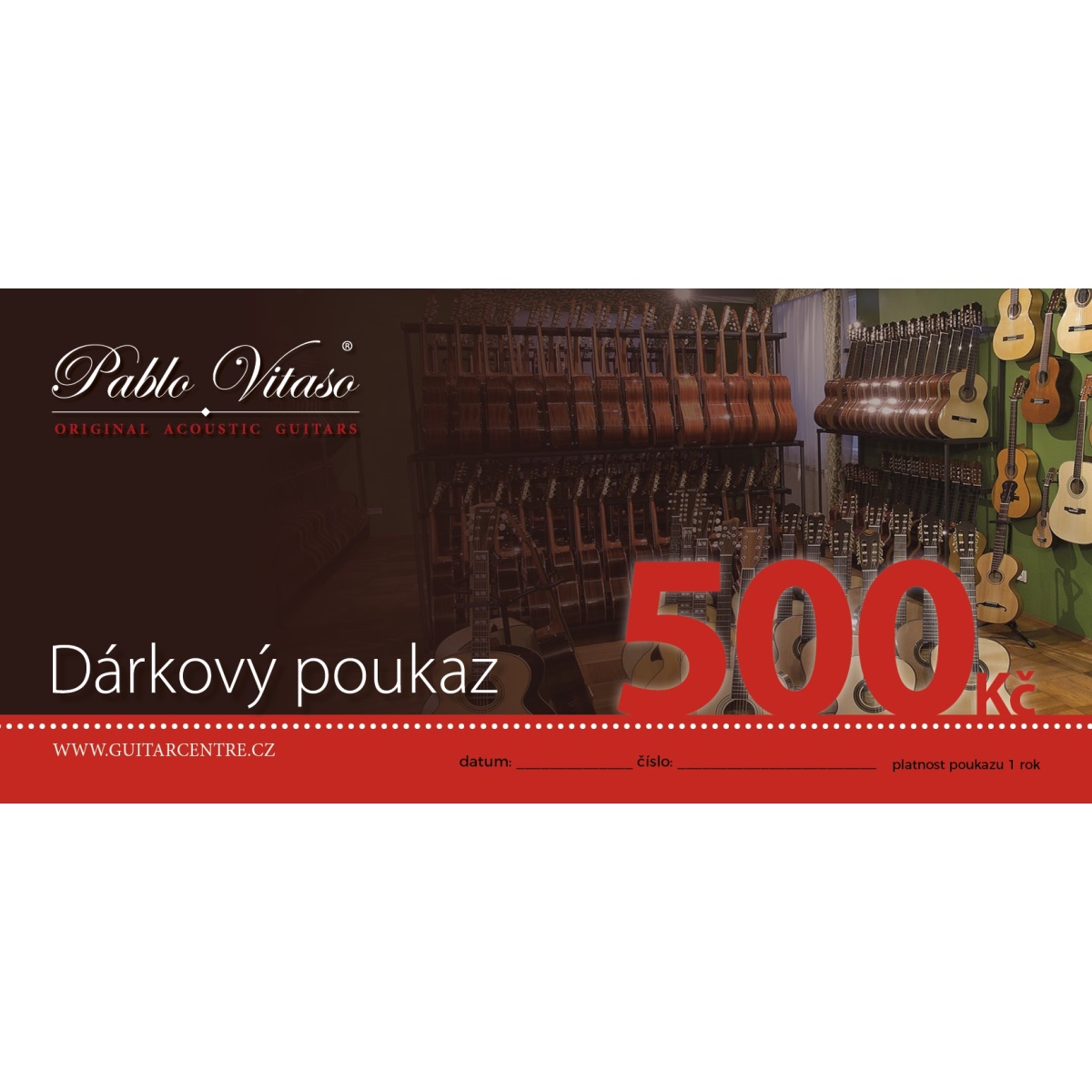 Dárkový poukaz na 500 Kč