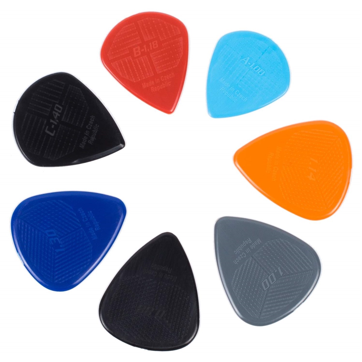 Trsátka Janíček D-Grip Mix Pack Medium-Hard (7 ks)