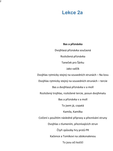 S. Juřica: Rychle a zábavně - Lekce 2