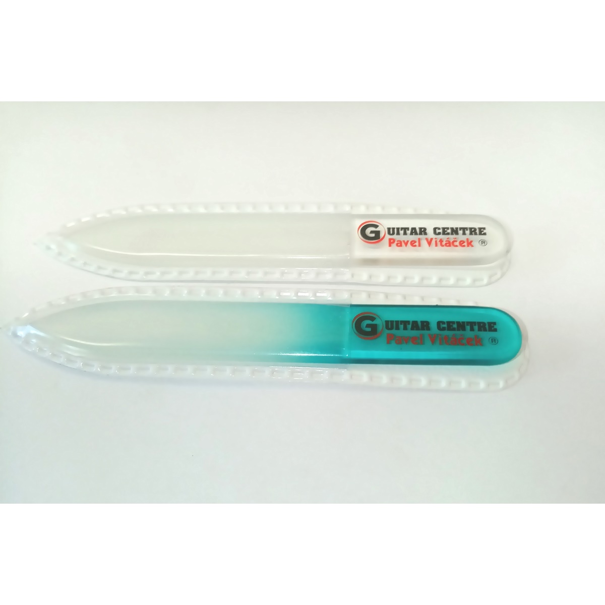 Skleněný pilník oboustranný 90/3 mm zelený ANTIBACTIF
