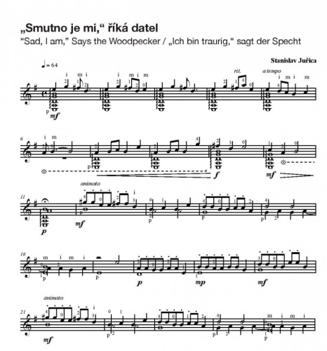 S. Juřica: Snadné kytarové skladbičky 1